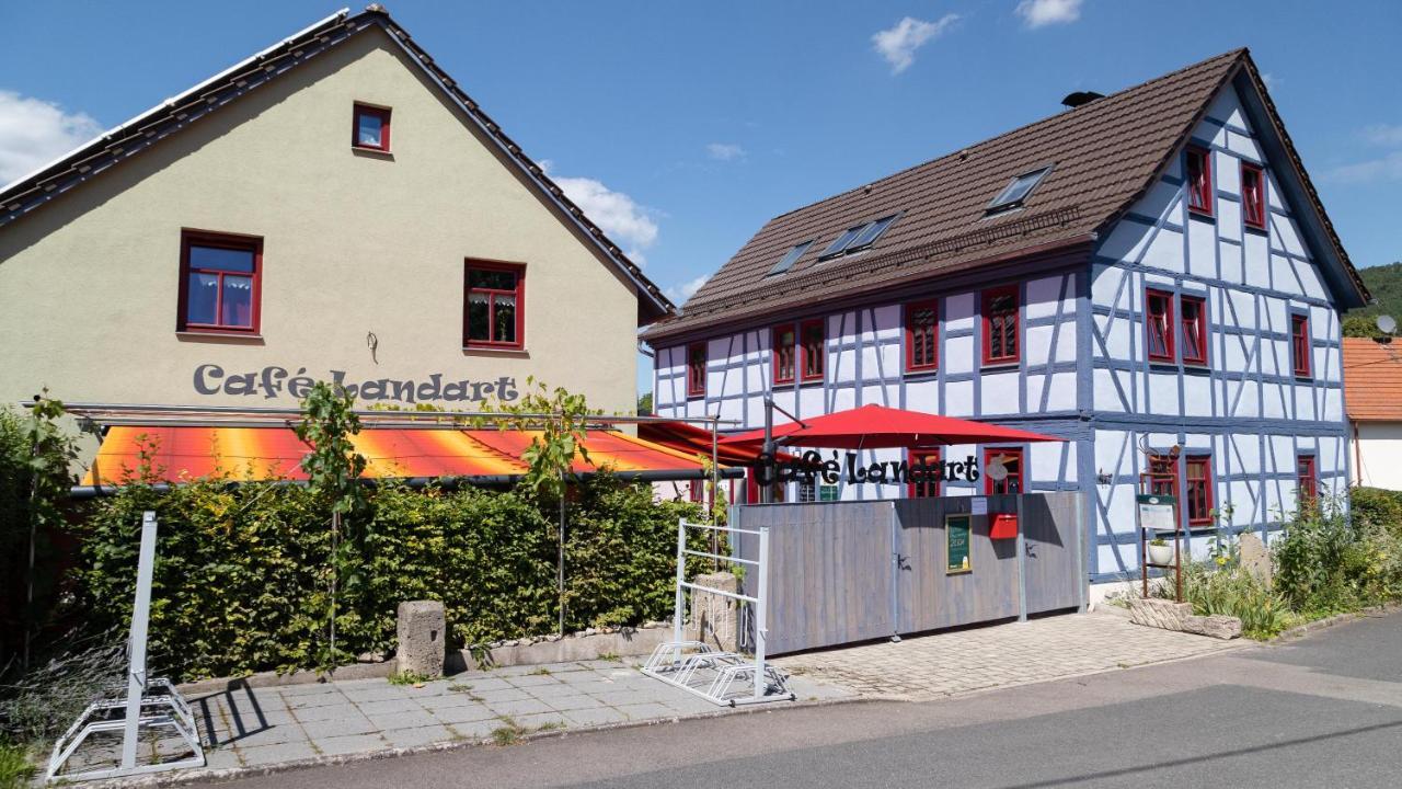 Cafe Landart Im Thueringer Finistere Daire Plaue  Dış mekan fotoğraf