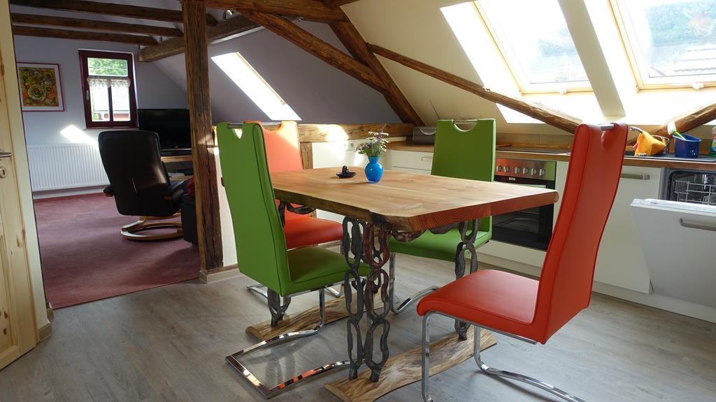 Cafe Landart Im Thueringer Finistere Daire Plaue  Dış mekan fotoğraf