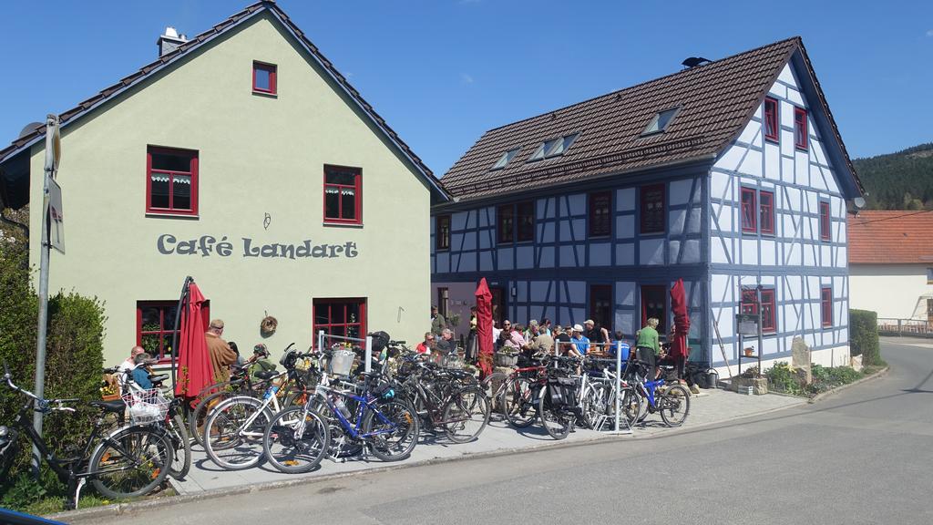 Cafe Landart Im Thueringer Finistere Daire Plaue  Dış mekan fotoğraf